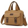 Retro Canvas Messenger Bag for Men – Oversized Crossbody Sling with Anti-Theft Pocket, Perfect for Business Trips & Hiking