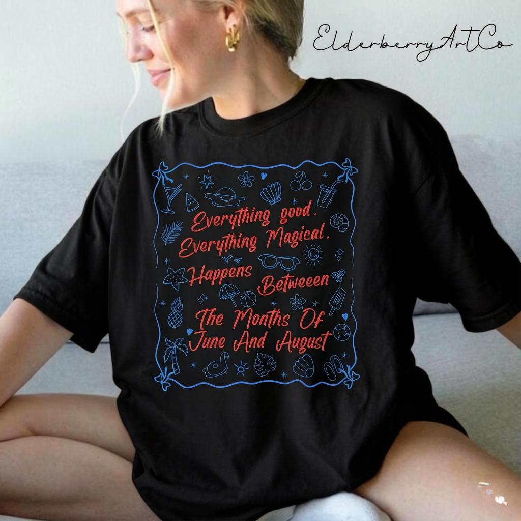 

2026 Summer Womens Vintage Cousins Beach TShirt Cotton and Breathable Short Sleeve StreetwearCasual S