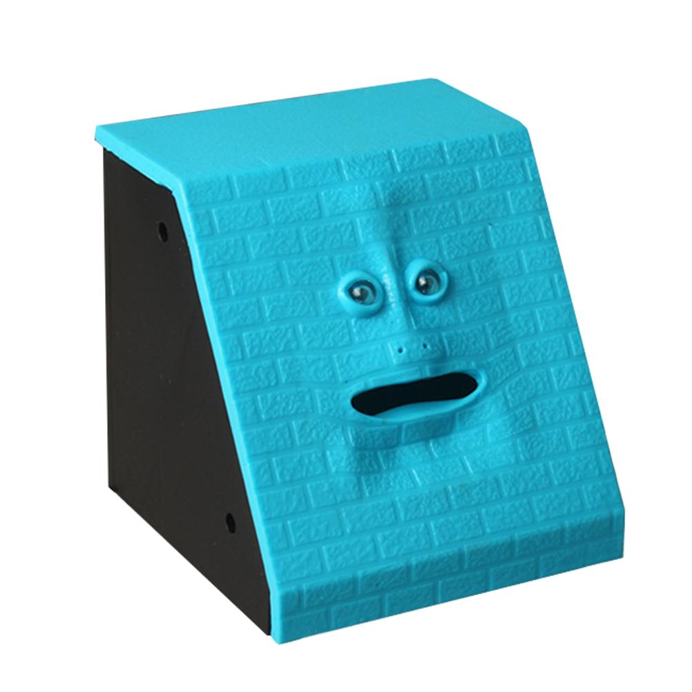 Face Coin Bank Money Eating Coin Bank Electric Sensor Money Saving Bank Coin Container Birthday Christmas Gifts for
