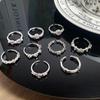 Light Luxury Full Diamond Inlaid Zircon Super Flash High-End Open Ring Exquisite Elegant Ring Woman