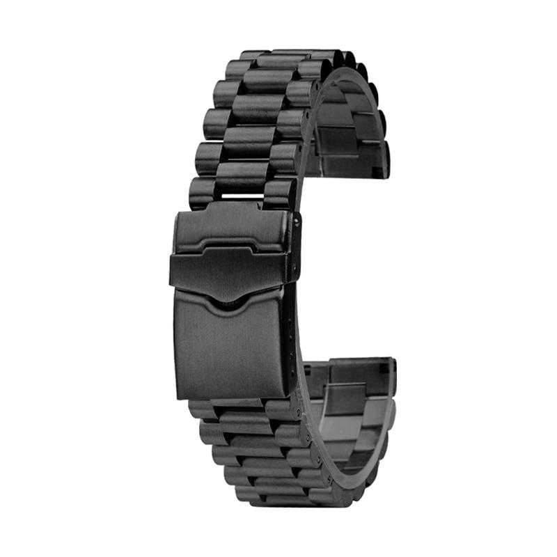 20mm 22mm För TAG Heuer F1-serien massivt rostfritt stål klockarmband herr Tag Heuer Carrera F1 högkvalitet klockarmband svart