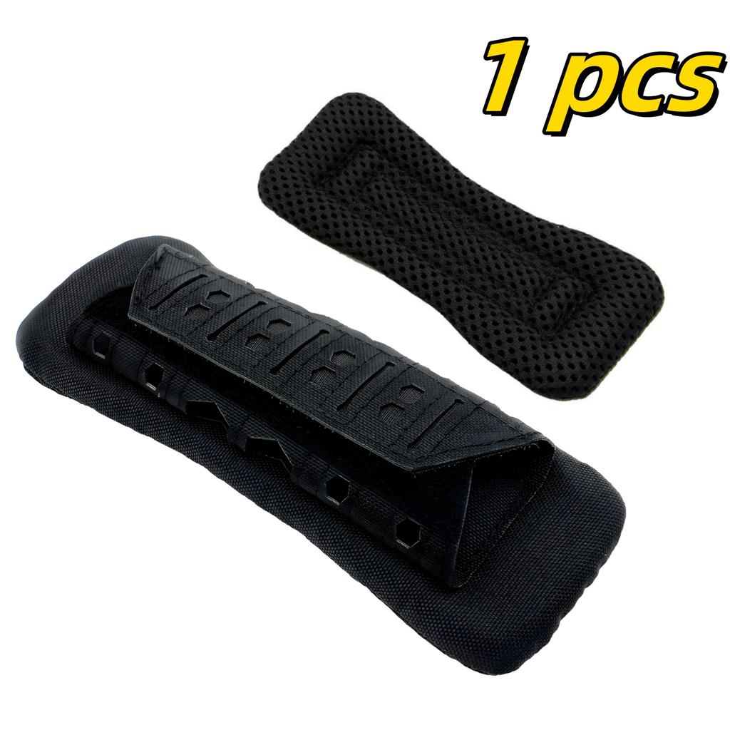 Laser Cutting Vest Shoulder Strap Pads Outdoor Backpack Breathable Mesh Cushion Shoulder Pad For Hunting Vest