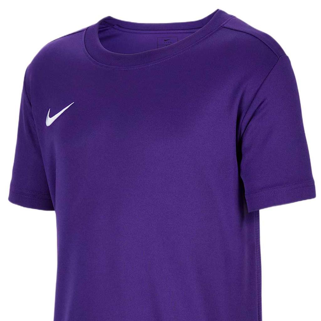 Nike Dri-Fit Park VII Comfortable Fashionable Simple Versatile Short Sleeve T-Shirt Kids Tops Purple IB8677-547