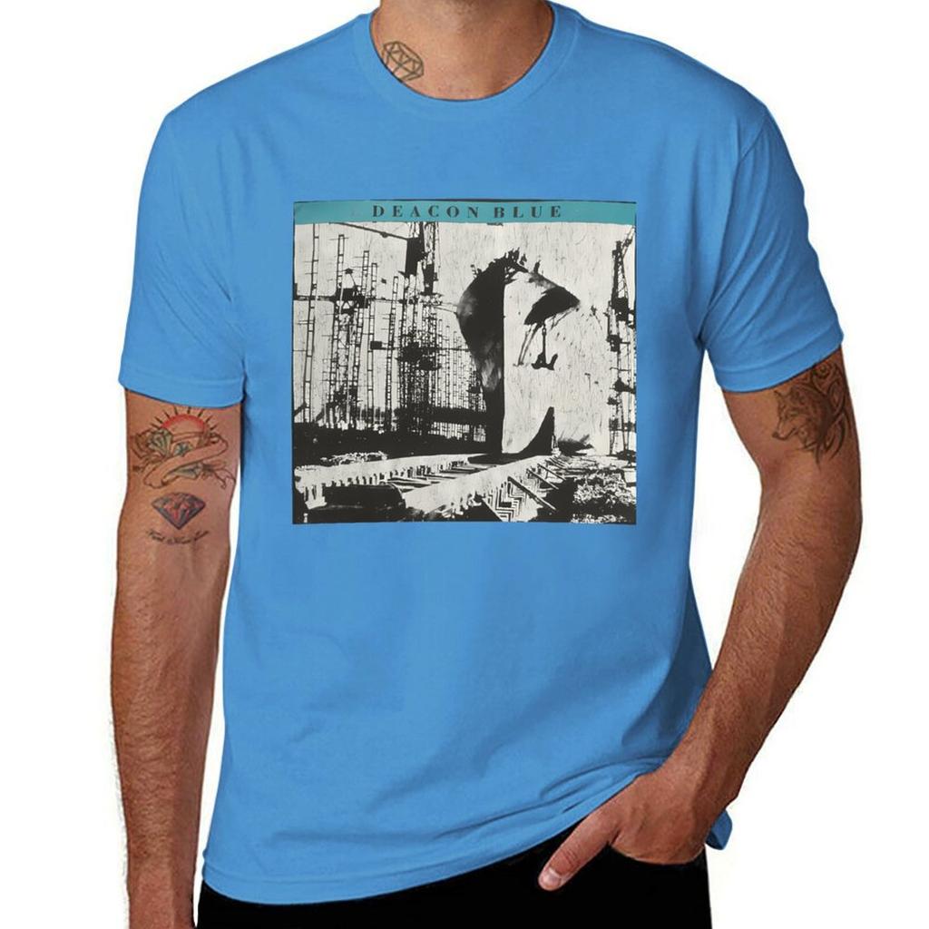 Deacon Blue, Uk Spring Tour, The Deacon Blue, Deacon Blue Art, T-Shirt Blouse Short Sleeve Tee Men Graphic T Shirts