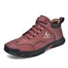 Stivali in Pelle Cuciti a Mano Scarpe in Pelle Scamosciata Stivaletti da Uomo Per Uomo Scarpe Casual Taglia Grande Scarpe da Lavoro