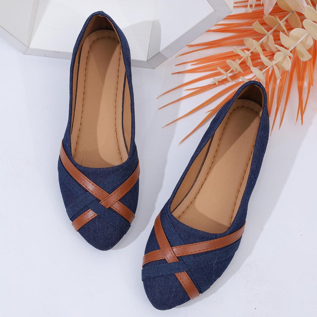 Frühling Sommer Atmungsaktiv Bequem Flache Schuhe Rutschfest Weich Sohlige Damenschuhe Freizeitschuhe