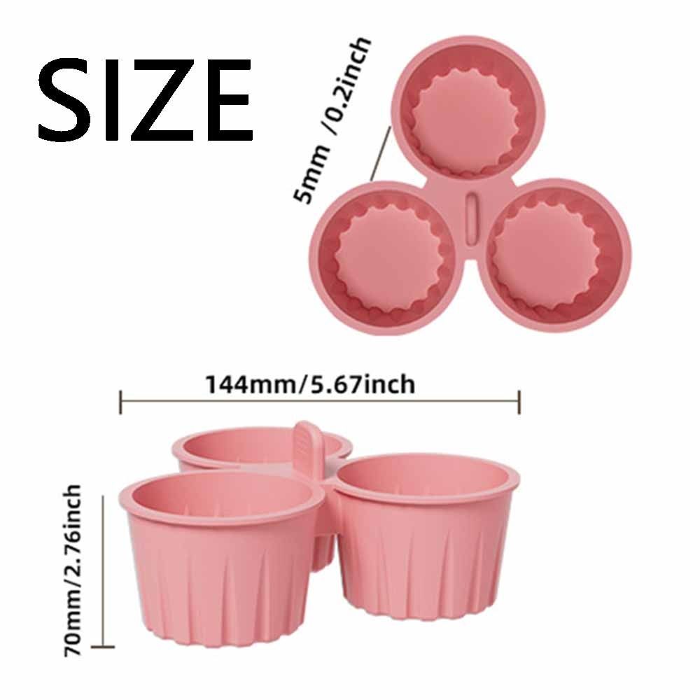 Silicone Steamed Egg Mold Reusable Design Silicone Muffin Pan Air Fryer Egg Mold  Baking Kitchen