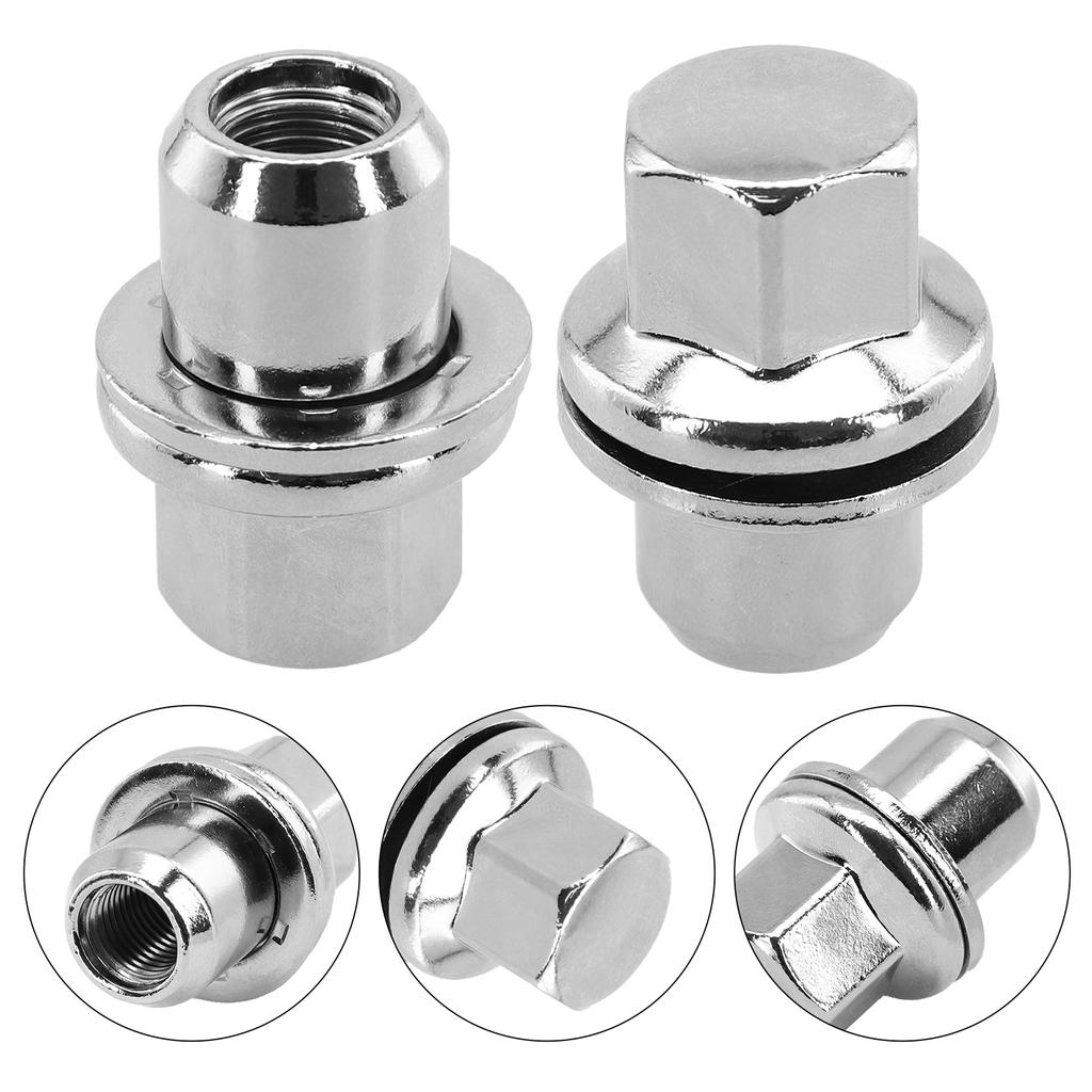 1pc Wheel Nut For Range -Rover Sport L322 L405 L494 OEM 22mm Hex M14x1.5 Durable Chrome Plating Solid Tire Screw Hub Nut