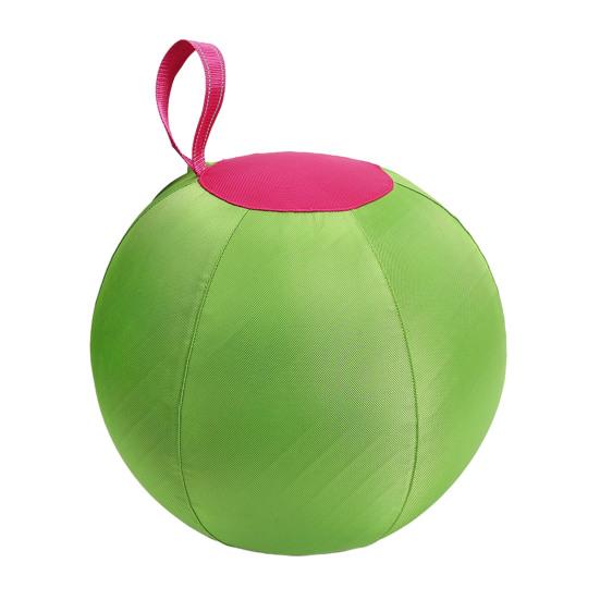 18 Inches Inflatable Calming Ball for Dogs Herding Ball with Cover Handle Tear-Resistant Dog Training Ball for Large Breeds Outdoor Active Play