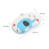 Cute Elephant Pattern Baby Cotton Bath Brush Shower Sponge Washing Rubbing Accessory (Blue)