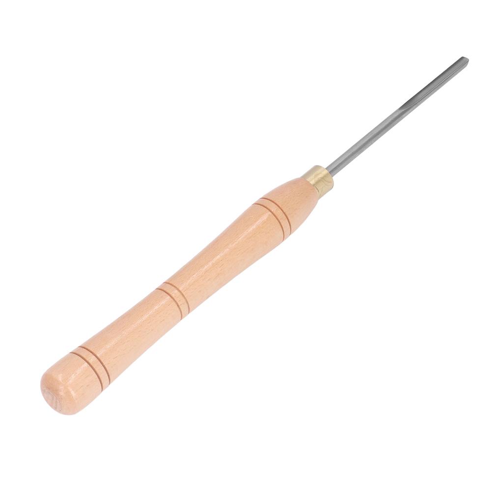 Formão para Torno de Madeira Cabo de Faia Lâmina de Aço Rápido Pequeno Raio Interno Ferramenta de Torneamento para Marcenaria