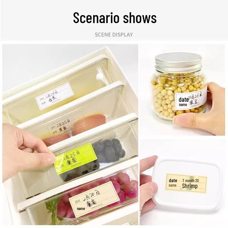 

Японские наклейки для морозильной камеры и хранения, не оставляющие следов