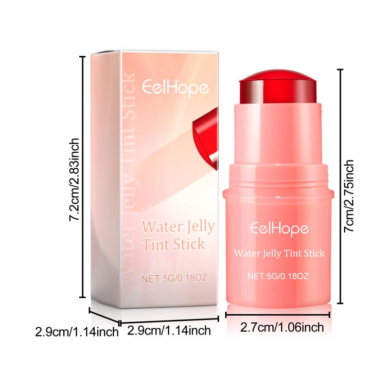 3-in-1 Wangen-Lippen-Tönstift Feuchtigkeitsspendender Rouge-Stift Augen Wangen Lippen Aufhellende Creme Wasser-Gel-Tönstift Mattes Kontur-Make-up