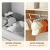 6 Clips Hüte Socken Organizer Rack Hängen Schirmmütze Schal Lagerung Rack Kleiderbügel Multifunktionale Schrank Kleiderschrank Lagerung Halter