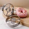 1PC Round Stainless Steel Donut Special Cutting Mold for Household Baking Mousse Ring Underwire Cookie Pressing Film