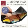 Grooblue Women's Compact Tri-Fold Wallet with Coin Purse, Genuine Leather, Slim, Lightweight, Cute, Easy To Use, Anti-Skimming, Gift, Blue