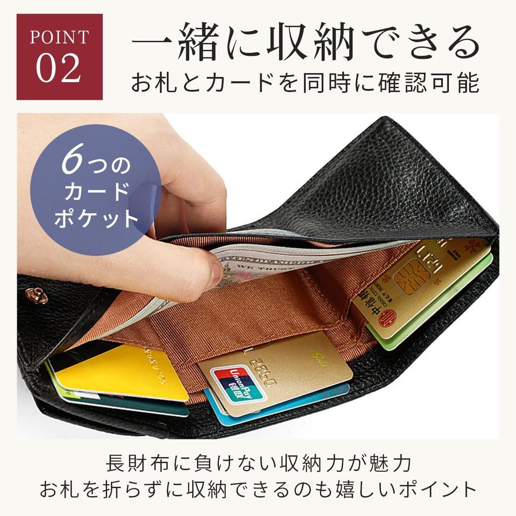 Grooblue Women's Compact Tri-Fold Wallet with Coin Purse, Genuine Leather, Slim, Lightweight, Cute, Easy To Use, Anti-Skimming, Gift, Blue