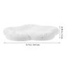 Decorative Ring Dish Flower Shape for Storage Use White Tray