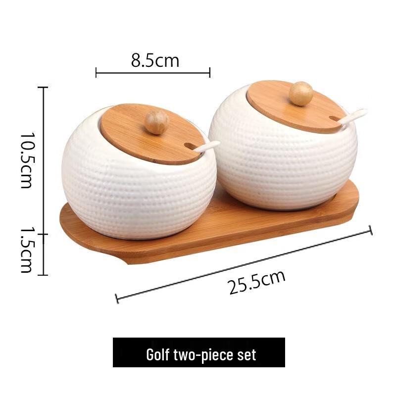 Qianxing Ceramic Kitchen Seasoning Jar Set