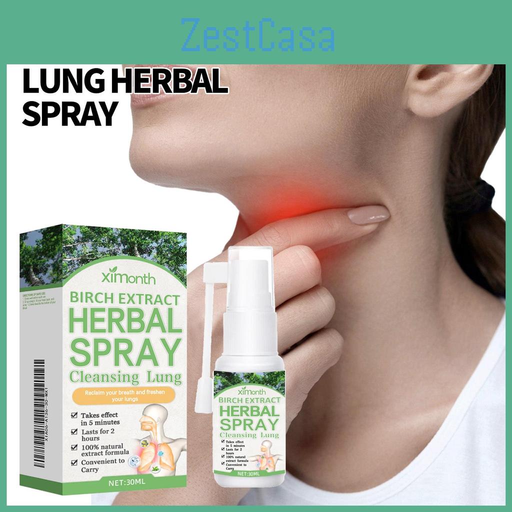 Ximonth Herbalny Spray Naprawczy Łagodna Pielęgnacja Nosa Dla Swobodnego Oddychania W Rozmiarze 30 ml