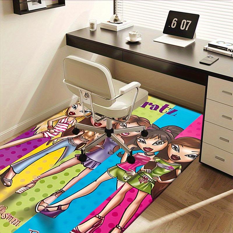 1pc Bratz,Fashion,Friendship Office Carpet Soft Polyester Entrance Carpet Washable Non slip Machine