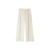 Women's Pleated Straight-Leg Casual Pants