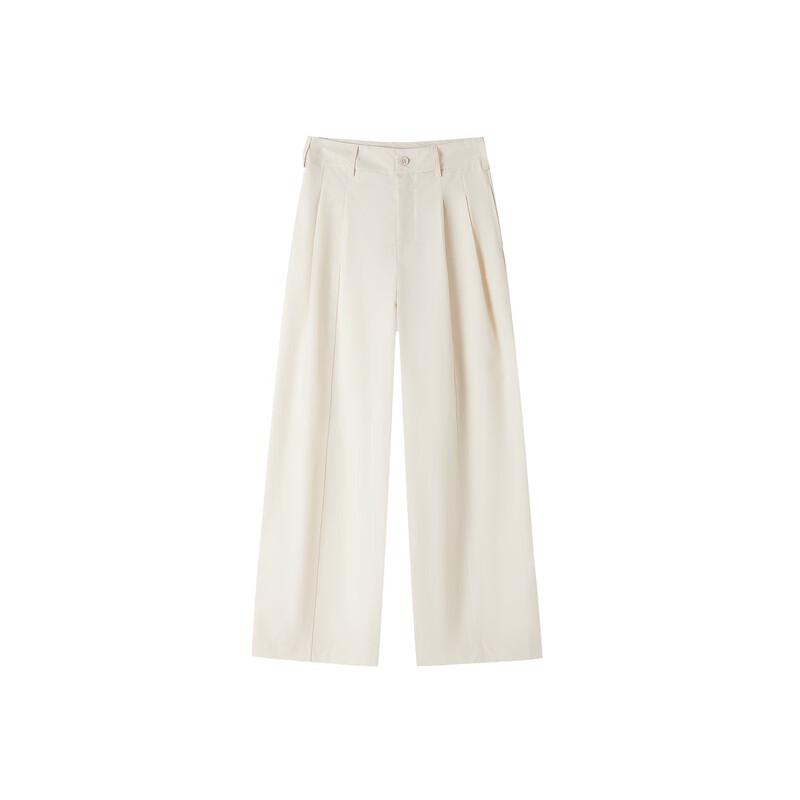 Women's Pleated Straight-Leg Casual Pants
