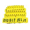 100Pcs Farm Equipment Cow Ear Tag Card 001-100 Numbers Pig Sheep Ear Sign Cattle Ear Marker  Cow
