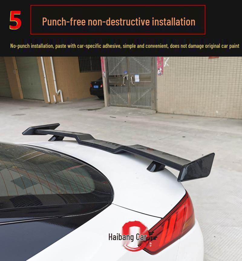 Toyota Camry TRD Sports Style Seagull Rear Wing Modification