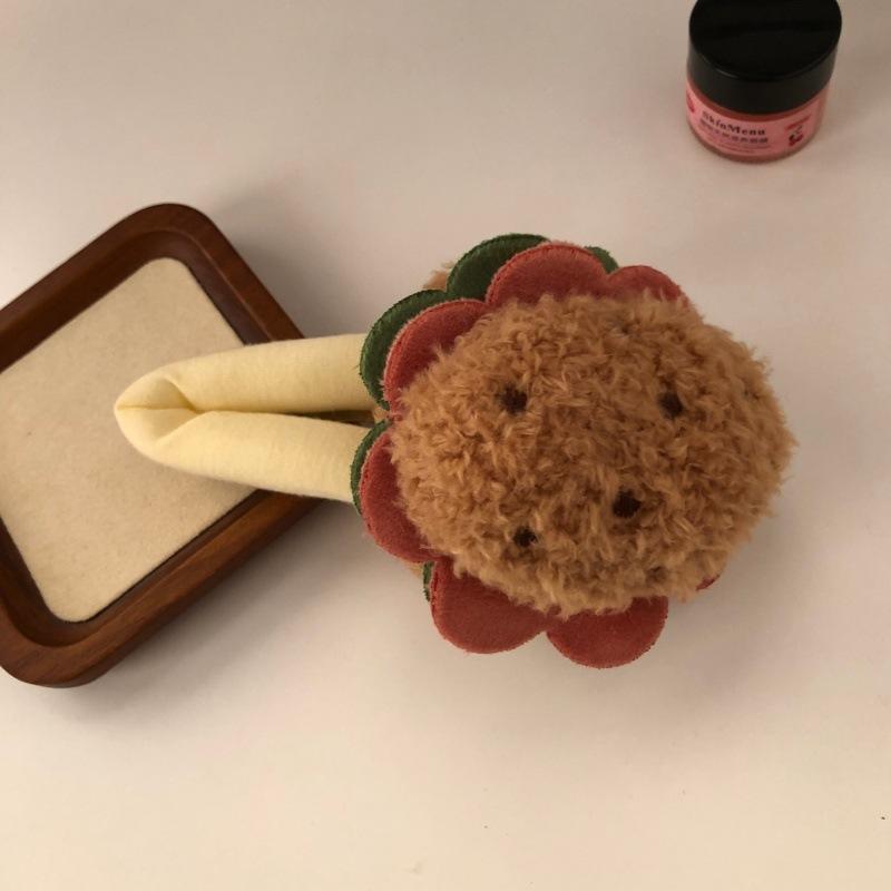 Fun and cute dessert three-dimensional plush cake Swiss curl hair band Women's face band