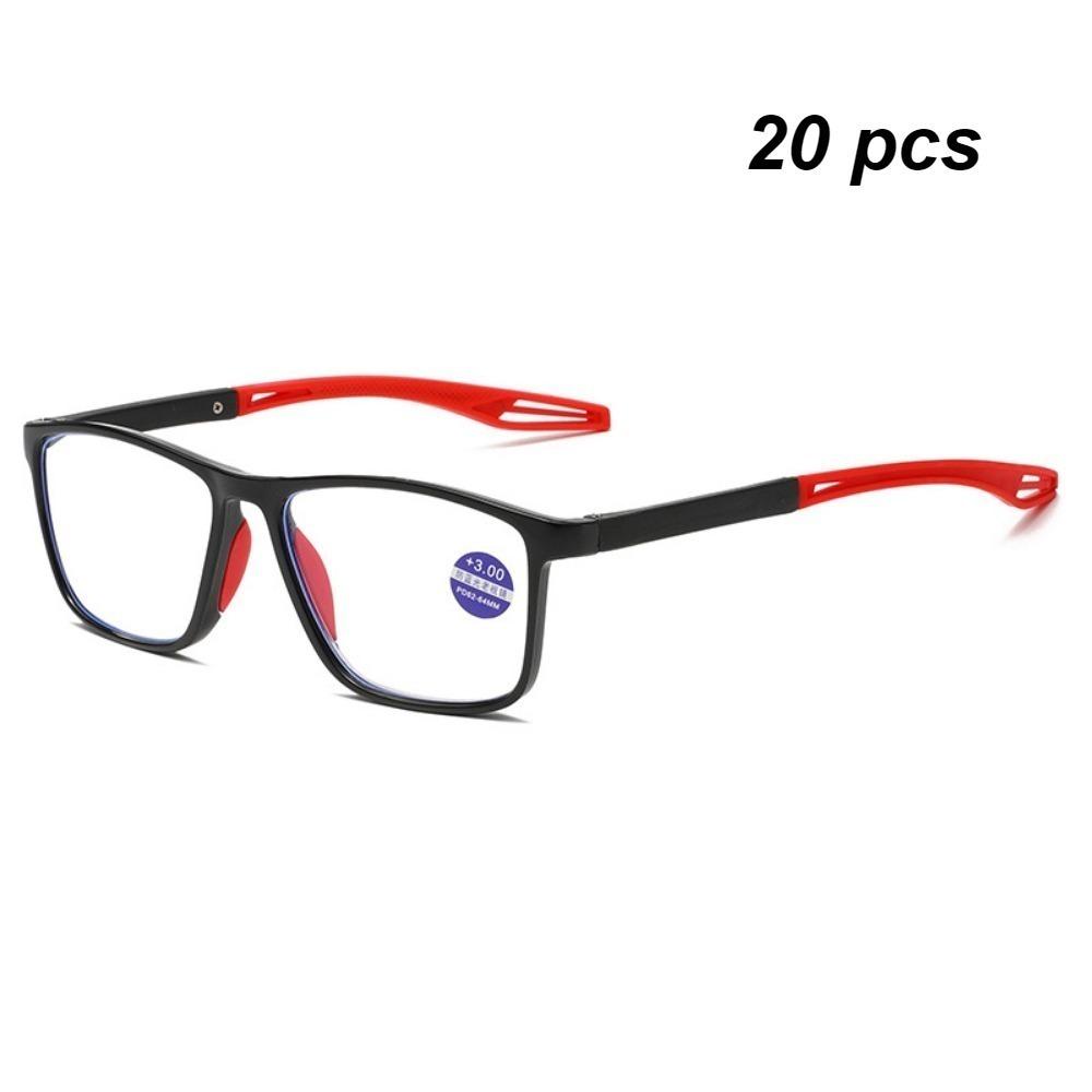 TR90 Sport Reading Glasses Men Ultralight Anti Blue Light Presbyopia Eyeglasses Men's Hyperopia Optical Eyewear Diopters