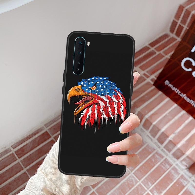 American USA Flag Eagle Case For OnePlus 15 13 12 11 13T 13R 12R 10R 10T 8T OnePlus Nord 5 CE 3 4 Lite N20 N30 Cover