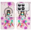 For Xiaomi 14T Pro Case Pattern Leather Wallet Phone Cover with Card Holder