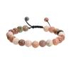 Leisure and Fashion Series Hand Chain Natural Stone Jade Mix and Match Weaving Bracelet Ornaments Gift