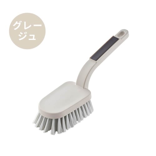 Toffy Clean Life mit Toffy Magnetischer Badebürste CL-MBB, zur Badezimmerreinigung, Schrubben, Lässt Wasser abfließen, Befestigung an der Wand mit Magnet, Feste Bürste, Grau