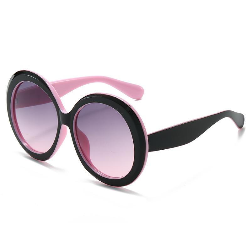 Big Frame Luxury Brand Designer Round Sunglasses Women For Men Vintage Punk Popular Oversized Retro Travel Sun Glasses Uv400