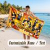 Custom Name Large Beach Towel,Haikyuu Quick Absorbent Towel For Outdoor Travel Poolside