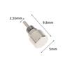 Roestvrij Stalen Horlogedrukker Schroefdraad Type Chronograaf Drukknop 4,0 mm 4,5 mm 5,0 mm Horlogereparatietool Voor Horlogemakers