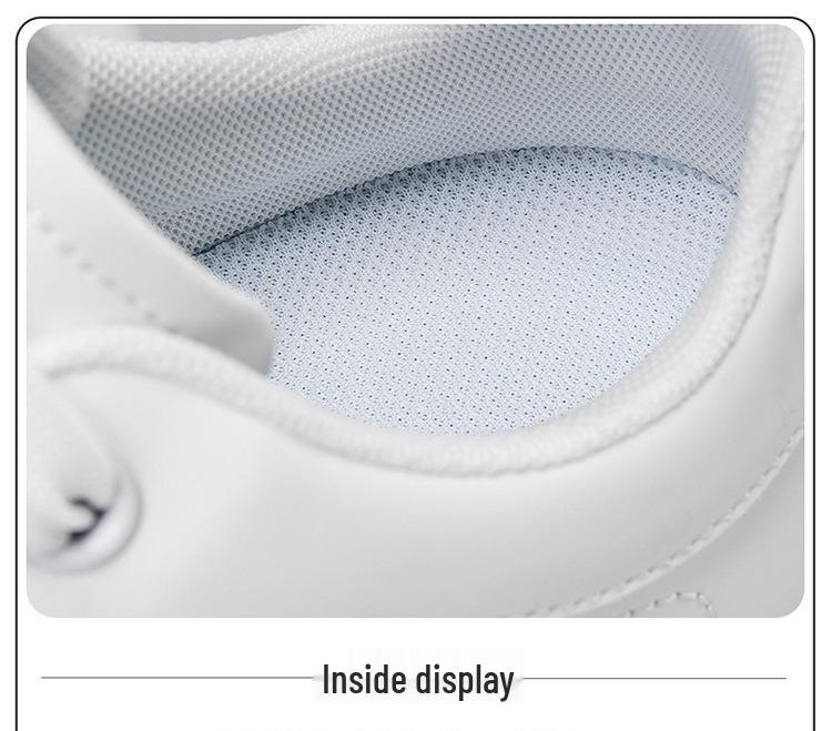 Men's White Height-Increasing Sneakers with Thick Sole, Invisible Inner Lift, and Casual Style, Large Sizes Available, 10cm Boost.