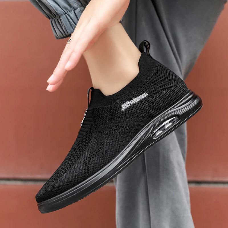 Fashion Fashion Summer Shoes Men Casual Shoes Air Mesh outdoor Breathable Slip-on Man Flats Comfortable Sneakers Water Loafers Size 45