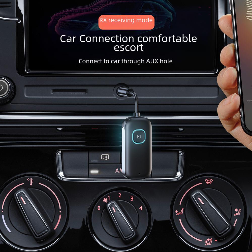 Qualcomm APTX Smart Bluetooth Adapter: Low-Latency, One-to-Two Transmitter for Airplane & Fitness Use