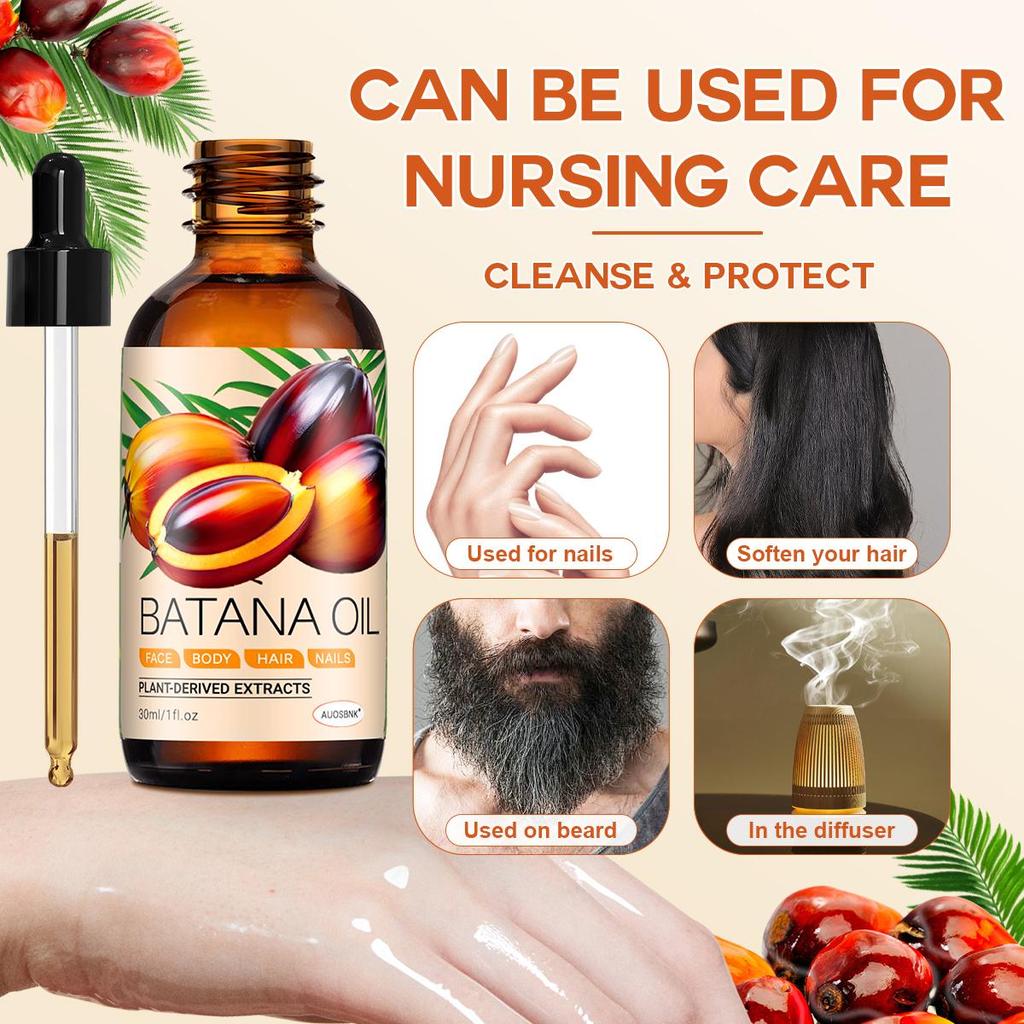 7 Arten Duftender Ätherischer Öle(30ml), Gesichtsöl, Akne, Haare, Enthält Argan, Rose, Lavendel, Batana, Kokosnuss, Weihrauch, Sandelholz