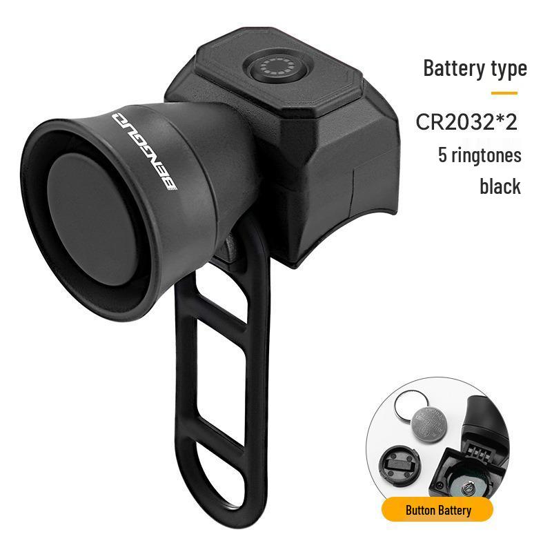 

USB Rechargeable Bicycle Horn - Road & Mountain Bike Bell for Cycling Safety