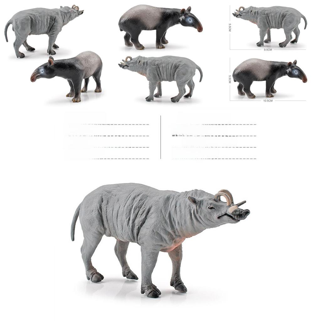 Babyrousa Pvc Wild Animal Models Set For Nature Study And Collection