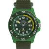 TIMEX Expedition Freedive Solar Uhr Batterie 5 ATM Wasserdichtigkeit Mineralglas Grünes Zifferblatt TW2Y61400 Herren
