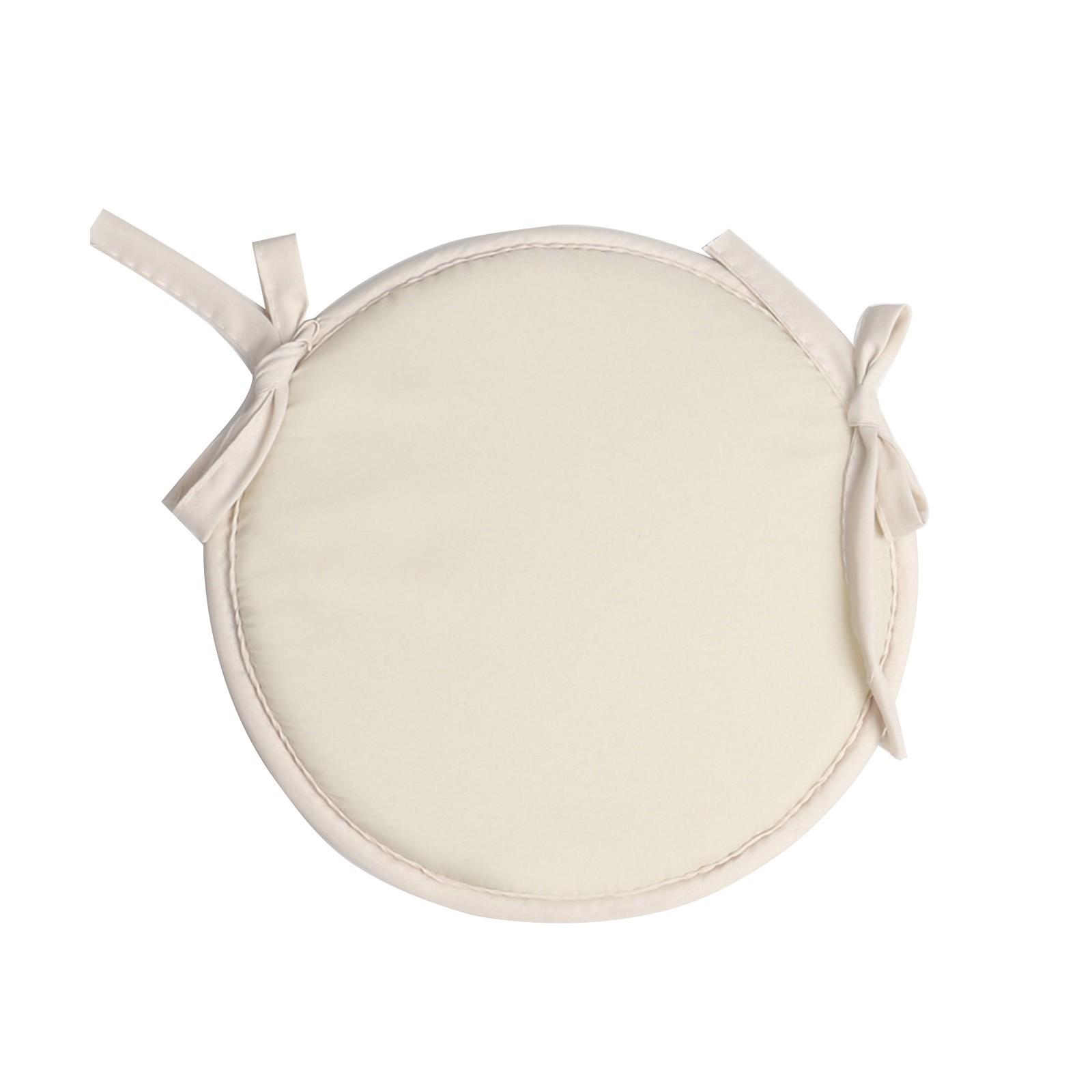 

Цветная подушка для стула для использования в помещении/на открытом воздухе, круглая подушка, коврик для садовой террасы - диаметр 38 см, коврик для садовой мебели, круглый коврик для сидения в саду One Size бежевый