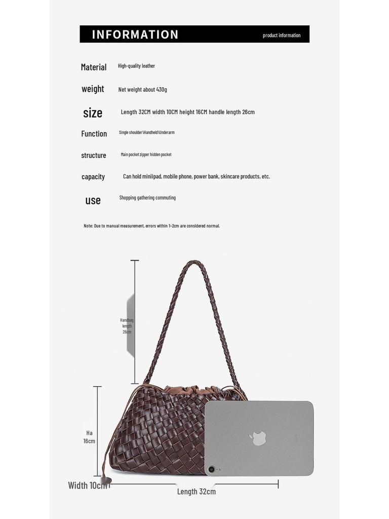 Women's Handmade Retro Woven Shoulder Bag