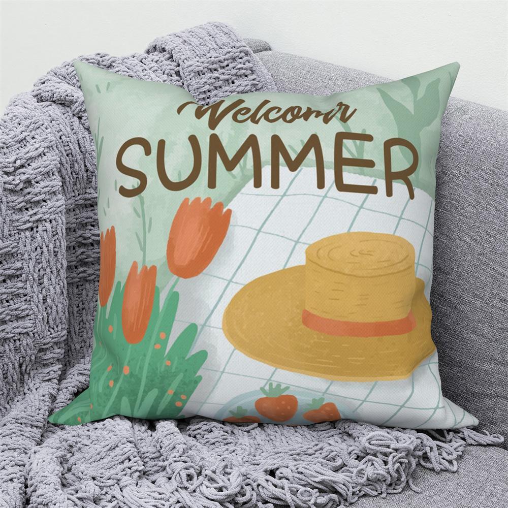 Home Sofa Office Cushion Pillowcase Wholesale  Summer Decoration