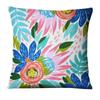Home Pillow Decoration Watercolor Flowers Painting Print Pillowcase Home Decor Sofa Pillow Decorations Cushions Cover 45X45Cm
