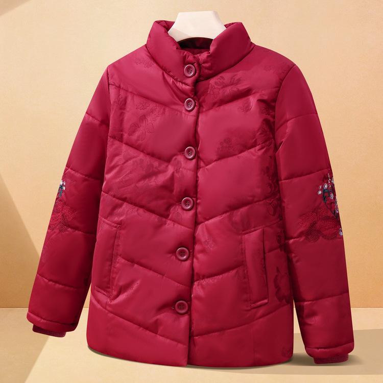 

Люди в осенних и зимних хлопковых пальто, женские бабушкины теплые пальто, повседневная одежда для пожилых женщин, зимние хлопковые пальто с темпераментом для мамы 5XL